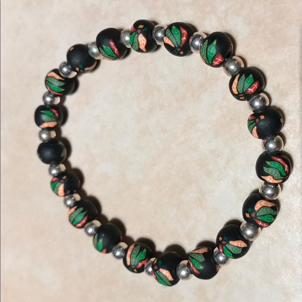 COPY - She Beads Blackhawks ANKLE Bracelet